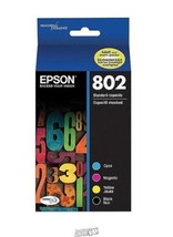 Epson 802 4-pack Black, Yellow, Cyan, Magenta Original - ink cartridge - £75.83 GBP