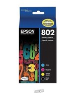 Epson 802 4-pack Black, Yellow, Cyan, Magenta Original - ink cartridge - £74.72 GBP