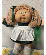 VTG Cabbage Patch Kid Girl Harder To Find HM#8 Wheat Poodle Hair Green E... - $275.00