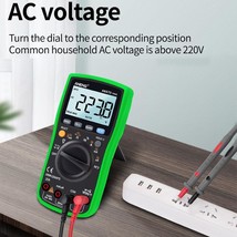 AN870 Digital Multimeter 19999 True RMS AC/DC Voltage Volt Ampere Ohmic Cap - £59.18 GBP