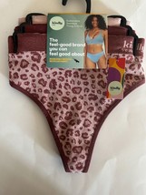 Kindly Yours 3-PACK Sustainable Seamless Thongs Panties Women’s Size X-S... - £6.70 GBP