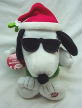 Hallmark Peanuts Christmas &quot;Joe Mistletoe&quot; Kissing Snoopy Plush Stuffed Toy New - £15.69 GBP