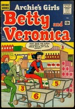 Archie&#39;s Girls Betty And Veronica #103 1964- Shopping cart cover VG - £25.35 GBP