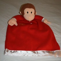 Curious George Lovie Security Blanket Red Plush Applause Soft Toy 44073 24&quot; - £52.16 GBP