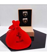 Ferrari Formula 1 SF24 Cufflinks (2024) | 925 Sterling Silver, Hand-Enam... - $320.00