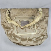 COACH Bella Signature Sateen Poppy Tote Bag K0969-14569 Needs Cleaned - £16.06 GBP