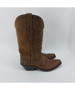 Old West Women&#39;s Cowboy Boots Leather Rodeo Festival 7.5 B - $57.21