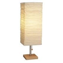 Adesso 8021-12 Dune Table Lamp, 25 in., 100 W Incandescent/ 26W CFL, Natural Rub - $77.89