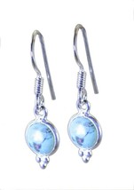 gorgeous Turquoise 925 Sterling Silver Multi Earring genuine jewellery C... - $20.42 CAD