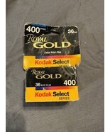 Kodak Royal Gold 400 35mm Film 36 Exp Select Series Unopened Expired 2001 - $234.00 MXN