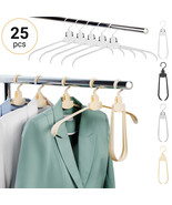 Folding Compact Hanger Clothes Space Saving Folding Clothes Drying Rack ... - $25.19