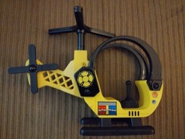 2011 KidKraft Black &amp; Yellow Fire Rescue Helicopter Wood &amp; Plastic. Pre-owned  - £18.57 GBP