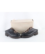 NOS Vintage 90s John Fluevog Mens 10 Chunky Platform Leather Clogs Shoes... - $542.90 CAD
