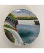 vintage  hand painted Niagara Falls N.Y. small decorative plate wall  ha... - €10,56 EUR