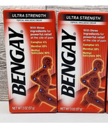 2x Bengay Ultra Strength Topical Pain Relief Cream, Non-Greasy Analgesic... - $273.75 MXN