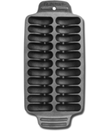 76375 Shrimp Cast Iron Grill And Serving Pan Black NEW - £39.15 GBP