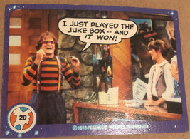 Vintage Mork And Mindy Trading Card #20 1978 Robin Williams Pam Dawber - £1.52 GBP