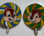 2008 Disney Chip Dale LE PINS WDW Lollipop Mystery Tin Pins - $12.86