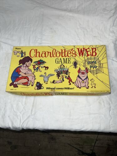 Primary image for Vintage Charlotte's Web Game 1974 Hasbro board game Some Pig Wilbur