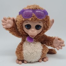 2013 FurReal Friends Cuddles Monkey 8&quot; Interactive Toy Hasbro TESTED/CLEAN  - £21.94 GBP