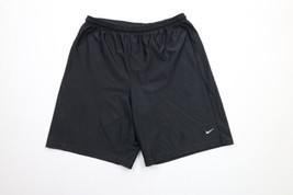 Vintage Nike Mens XL Travis Scott Mini Swoosh Striped Basketball Shorts Black - £35.68 GBP