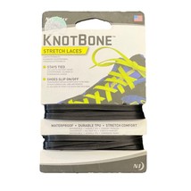 KnotBone Stretch 54 Inch Laces Night Ize Black - $4.99