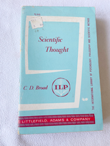Scientific Thought. 1959 Edition PB by  by Charlie Dunbar Broad  - $24.57
