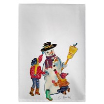 Betsy Drake Snowman Guest Towel - £27.75 GBP