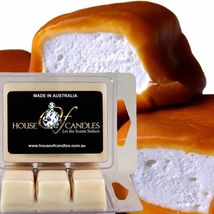 Caramel Marshmallows Eco Soy Candle Wax Melts Clams Hand Poured Vegan - £11.18 GBP+