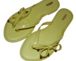 Melissa womens Flip Flop Sandals Slim II Neon Green Jelly sz 8 US - £12.71 GBP