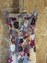 Live In California Juniors Size Small Floral Strapless Dress - $11.88