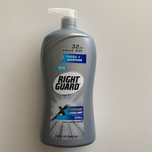 Right Guard Xtreme Cooling Chill Hair&amp; Body Wash  Fresh + Moisture 32 OZ. - $50.00