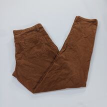 Buffalo Women's Brown Straight Leg Mid-Rise Corduroy Pants Size 28(6) (30×28) image 2