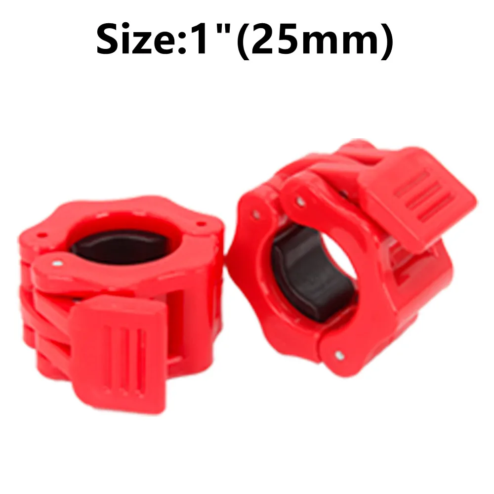 Pair Of Loc 25mm Diameter Standard Bar Dumbbell Barbell Collars Lock Clips Clamp - $104.81