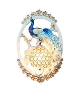 interoknack Luxury Peacock Wall Sconce Light  Blue Resin Decorative Wal... - €427,18 EUR