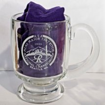 Rainier A.S.A. Mens Major Fast Pitch National Championship Seattle WA Glass Mug - £36.60 GBP
