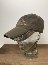 Ducks Unlimited Waxed Canvas Hat Camo Edge DU Leader Cap Excellent - $24.70