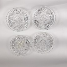 Vintage Fostoria American Lead Crystal Coasters Set of 4 - £10.17 GBP