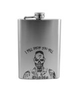 8oz I Will Show You Hell Flask L1 - £17.20 GBP