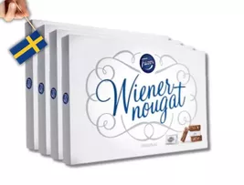4 Boxes of Fazer Wiener Nougat 210g (7.40oz) Nougat, swedish food, candy - $94.90