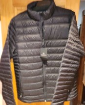 NEW Stormtech Performance Men&#39;s Black Puffer Coat Outdoor Zip Jacket Size XL  - £38.00 GBP