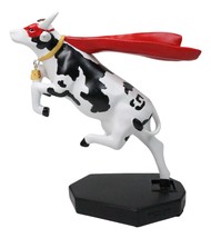 Cow Parade Superhero Red Cape Super Cow With Golden Bell Collector&#39;s Fig... - €42,19 EUR