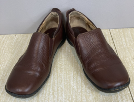 Born Loafers Shoes Mens Size 9.5 US 41 EU Brown Grain Leather Casual Sli... - £25.60 GBP