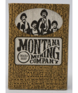 MATCHBOX MONTANA MINING COMPANY OMAHA BEEF MATCHBOOK - $187.91 MXN