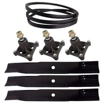 Deck Rebuild Kit For Hustler Raptor 52&quot; - Spindle Blade And Belt - 604214 603995 - £63.50 GBP