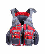 JKSPORTS Fly Fishing Vest Fishing Safety Life Jacket for Swimming Sailin... - $2,325.67 MXN