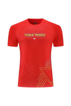 Adult Kid Sports Tops Table Tennis Clothes Badminton T-shirt Men&#39;s - £15.76 GBP