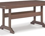 Signature Design by Ashley Outdoor Emmeline HDPE Patio Dining Table with... - $1,404.99
