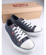 Sneakers Levi&#39;s Donna 5.5 5 1/2 Stan-Buck Blu Navy Con Logo Allacciate NIB - €19,89 EUR