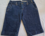 DKNY Jeans Blue Denim Cuffed Capri Jeans Size 8 - $14.84
